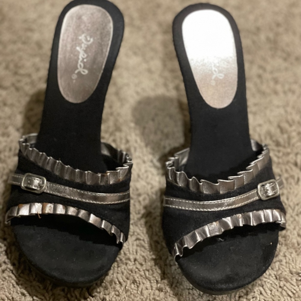 Black with a little bit of dark silver